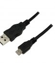 LogiLink Cable USB 2.0 A Male – USB Micro Male 1.8m Black CU0034