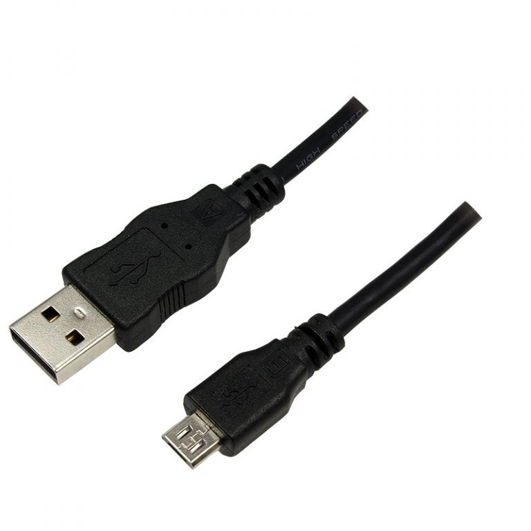 LogiLink Cable USB 2.0 A Male – USB Micro Male 1.8m Black CU0034