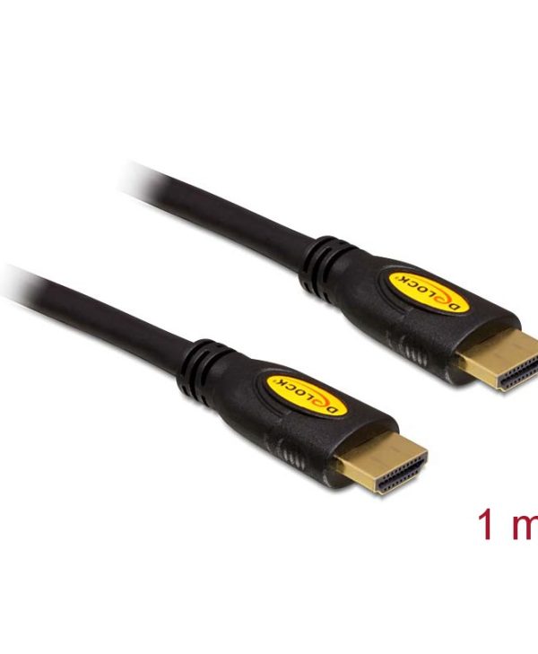 DeLock Cable High Speed HDMI with Ethernet 4K M - M 1m 82584