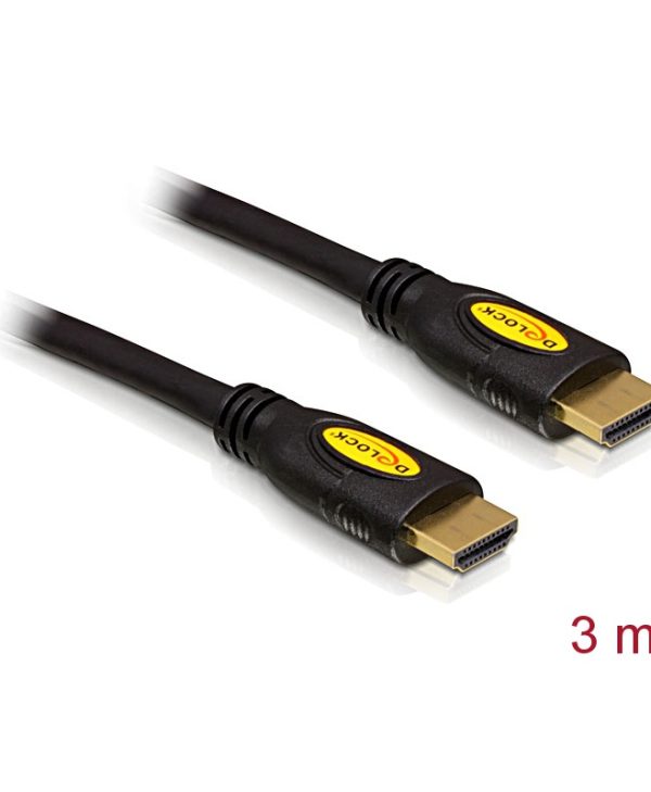 DeLock Cable High Speed HDMI with Ethernet 4K M - M 3m 82454