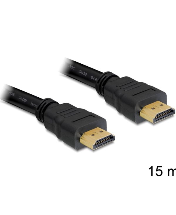 DeLock Cable High Speed HDMI with Ethernet M - M 15m 82710