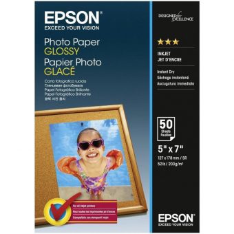 Epson Photo Paper Glossy 13x18cm 200gsm 50 Sheets C13S042545