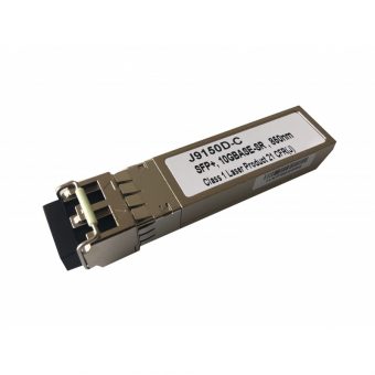 HPE Aruba 10G SFP+ LC SR 300m Om3 MMF Transceiver J9150D