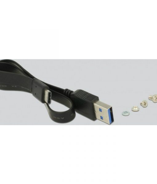DeLock M.2 SSD USB 3.1 Gen2 Type-C External Enclosure Black 42597_3