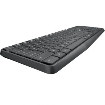 Logitech MK235 Wireless Keyboard & Mouse GR Black 920-007915 - Image 4