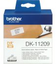 Brother Black on White 800 Adress Labels 29x62mm DK11209