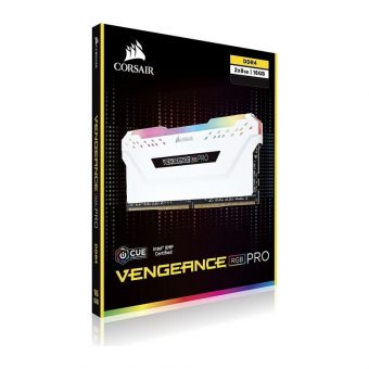 Corsair Vengeance RGB Pro 32GB (2x16GB) 2666MHz DDR4 White CMW32GX4M2A2666C16W - Image 4