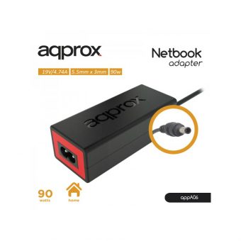 Approx Notebook Adapter for Samsung 90W 19V 4.74A appA06_1