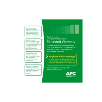 APC Service Pack 3 Year Warranty Extension (for new product purchases) WBEXTWAR3YR-SP-04
