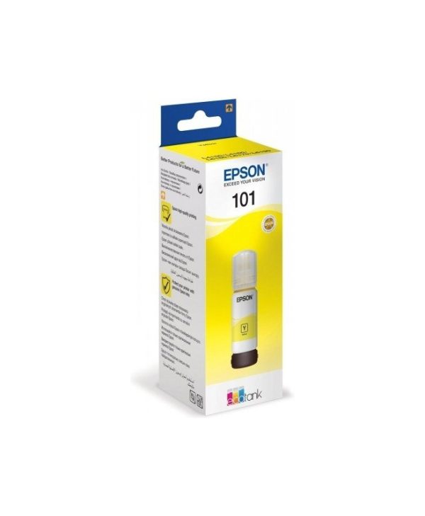 Epson 101 EcoTank Yellow Ink Bottle 70ml C13T03V44A