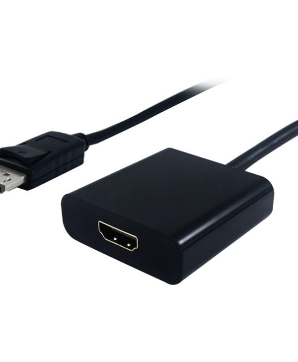 Secomp Adapter DisplayPort Male - HDMI Female 0.15m Black S3203