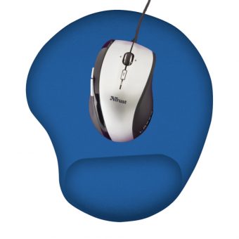 Trust BigFoot MousePad with Gel Wrist Rest Blue 20426_2