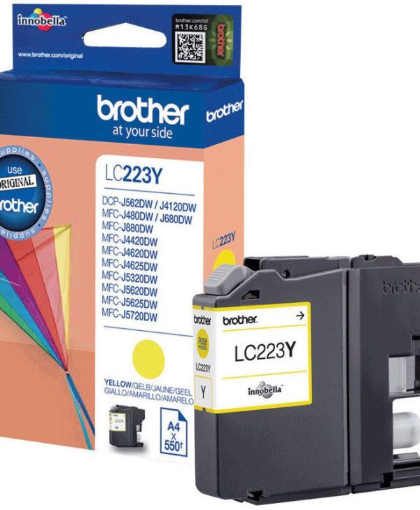Brother Ink Cartridge Yellow 550 Pgs LC223Y