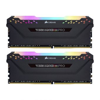Corsair Vengeance RGB Pro 32GB (2x16GB) 2933MHz DDR4 Black CMW32GX4M2Z2933C16