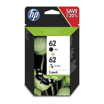 HP Ink No 62 Black/Tri-Color Multipack N9J71AE