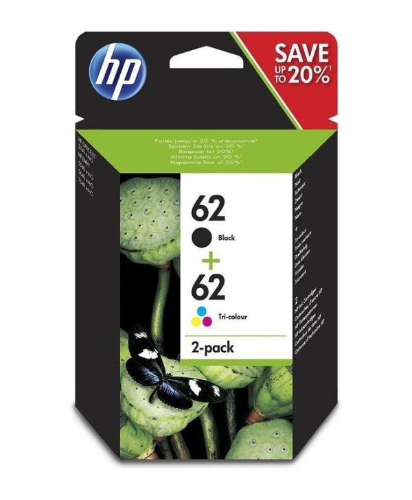 HP Ink No 62 Black/Tri-Color Multipack N9J71AE