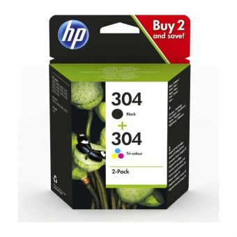 HP Ink No 304 Black/Tri-Color Multipack 3JB05AE