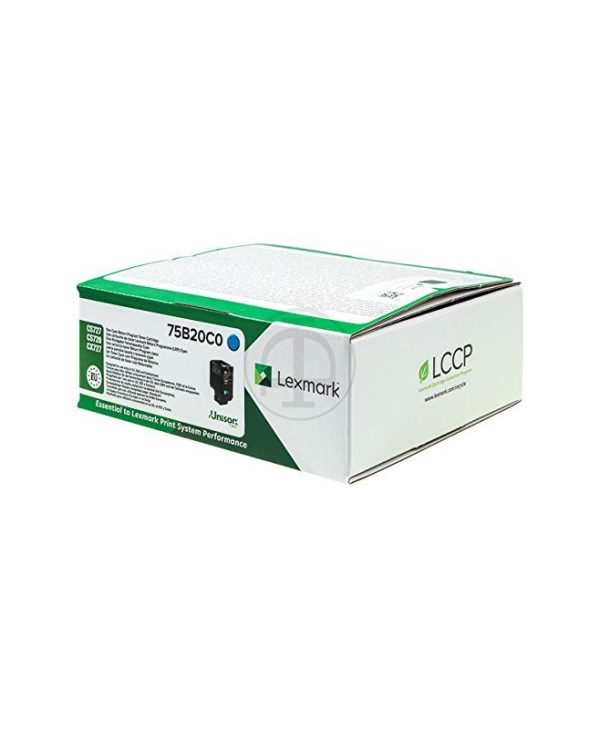 Lexmark Laser Toner Cyan (10K Pgs) 75B20C0