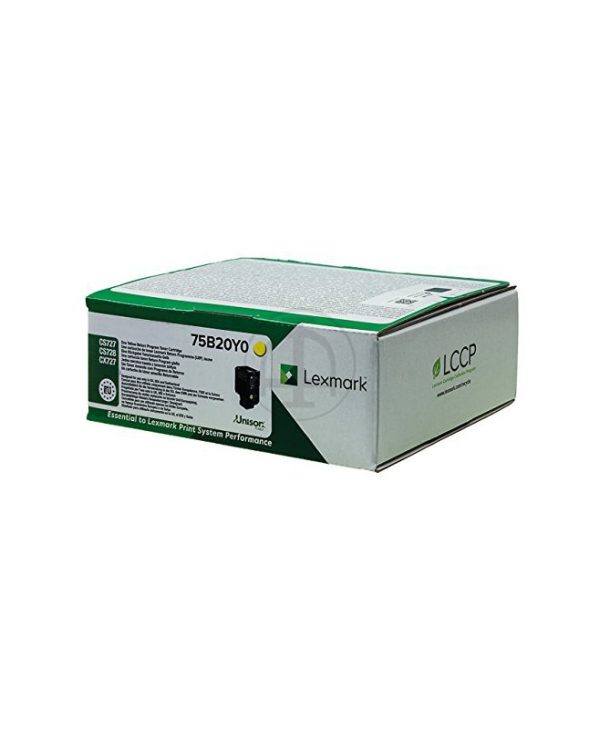 Lexmark Laser Toner Yellow (10K Pgs) 75B20Y0