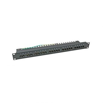 EFB Patch Panel ΤΗΛΕΦΩΝΙΚΟ 25 Port Cat3 ISDN Black 37588SW.1