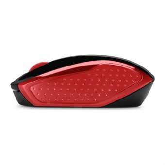 HP 200 Wireless Mouse Black/Red 2HU82AA - Image 3
