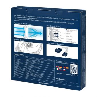 Arctic P14 PWM PST Pressure-Optimised 140mm Fan ACFAN00125A - Image 7