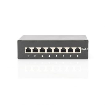Digitus Patch Panel 8P Cat6 10 STP Black DN-91608SD_1