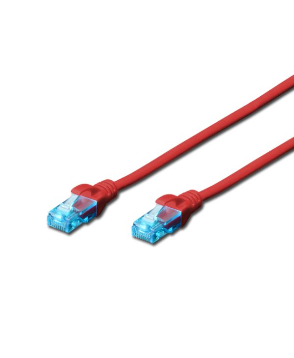Digitus UTP 5m Cat5e Κόκκινο DK-1512-050/R