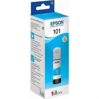 Epson 101 EcoTank Cyan Ink Bottle 70ml C13T03V24A - Image 2