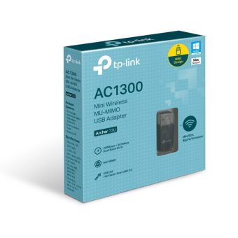 TP-Link AC1300 Mini Wireless MU-MIMO USB Adapter Archer T3U v1 - Image 2