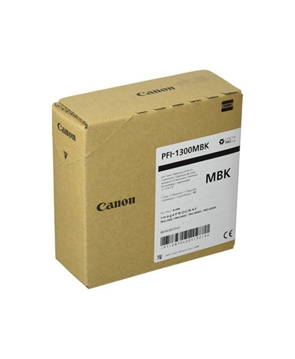 Canon PFI-1300MBK Ink Cartridge Matte Black 330ml 0810C001