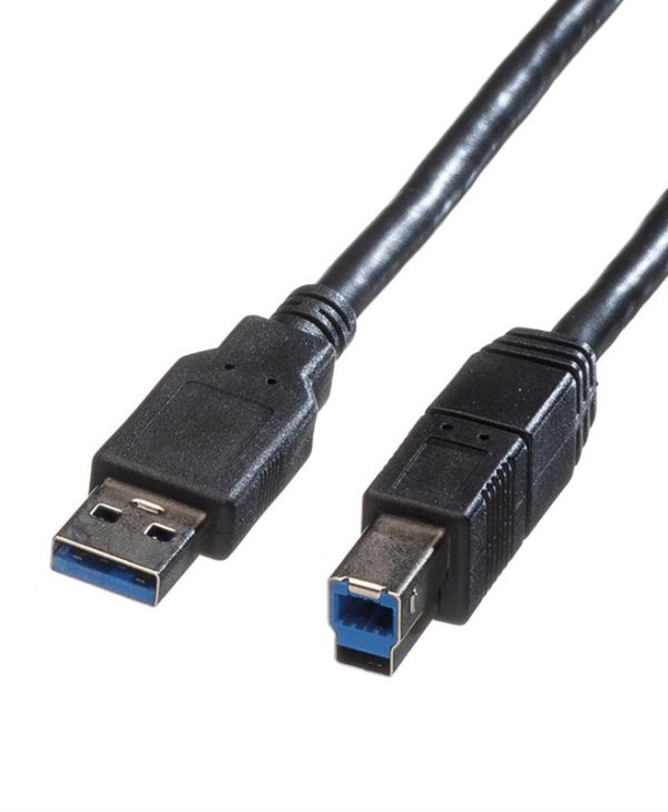 Roline Cable USB 3.1 Gen1 Type A Male - Type B Male 1.8m Black 11.02.8870