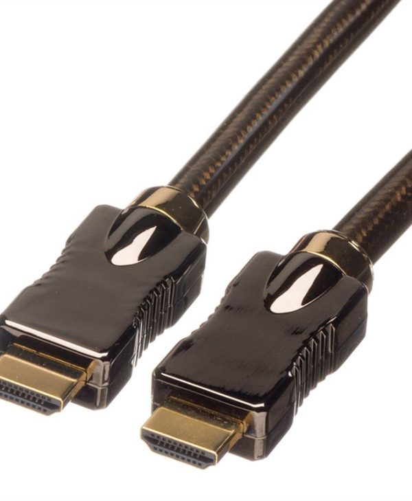 Roline Cable HDMI Male - Male Ultra HD with Ethernet 4K 60Hz 2m Black 11.04.5681