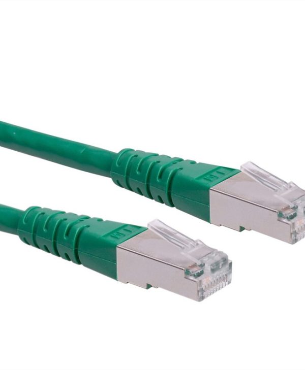 Roline S/FTP Patch Cord Cat.6 15m Green 21.15.1393