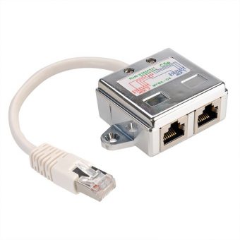 Value T-Adapter STP Cat.5e Silver 21.99.3050