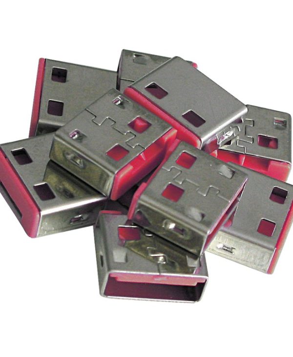 Lindy USB Port Blocker Without Key 10 Pcs Pink 40460