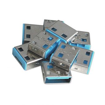 Lindy USB Port Blocker Without Key 10 Pcs Blue 40462