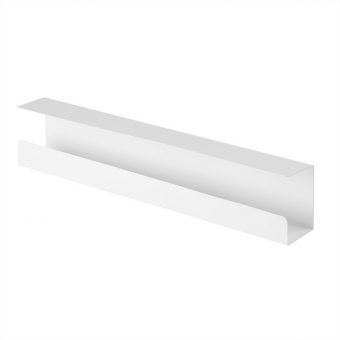 Value Cable Cover Organizer - Under Desk Mount White 17.99.1316