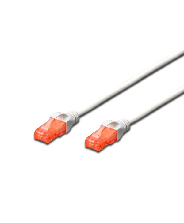 Digitus UTP Patch Cable Cat.6 LSZH 0.5m White DK-1617-005/WH