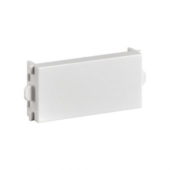 Value A/V Module Blind Plate White 25.99.8205