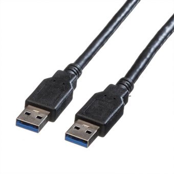Roline Cable USB-A 3.0 Male to USB-A 3.0 Male 1.8m Black 11.02.8970