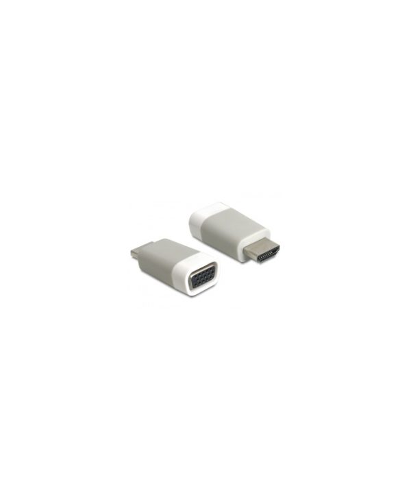 Delock Dapter HDMI Male to VGA Female White 65472