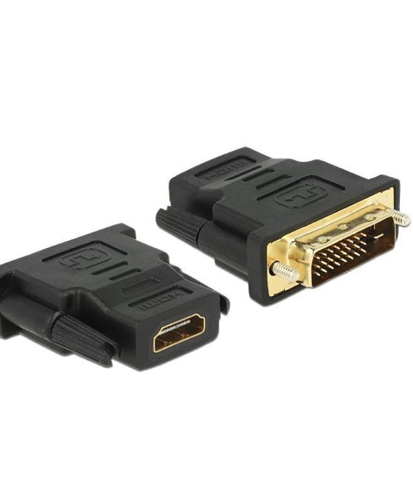 Delock Adapter DVI-D Male to HDMI Female Black 65466