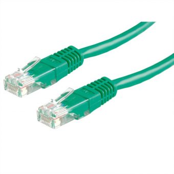 Value UTP Cable Cat.6 1.5m Green 21.99.0953
