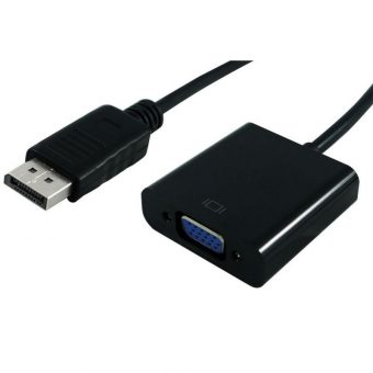 Secomp Adapter Displayport Male to VGA Female Black S3201-10