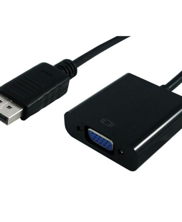 Secomp Adapter Displayport Male to VGA Female Black S3201-10