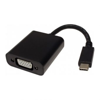 Value Adapter USB 3.1 Type-C Male to VGA Female Silver 12.99.3200-10