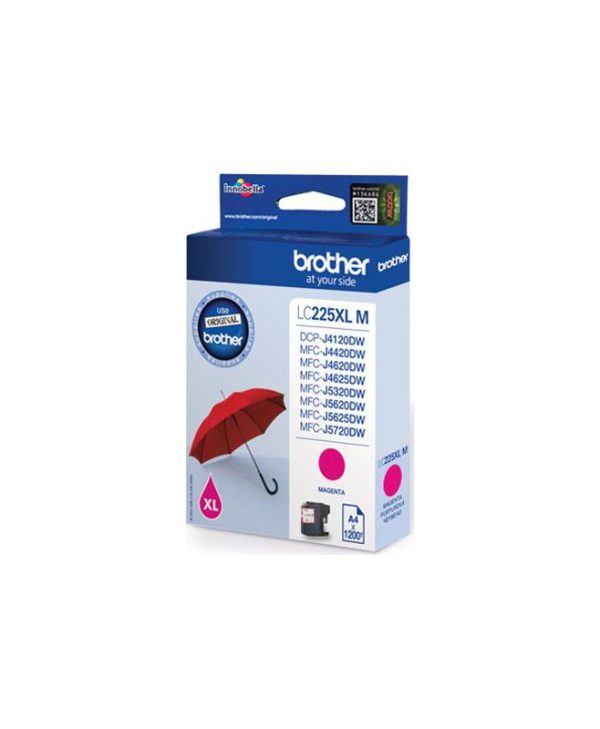 Brother Ink Cartridge Magenta 1.2K Pgs LC225XLM