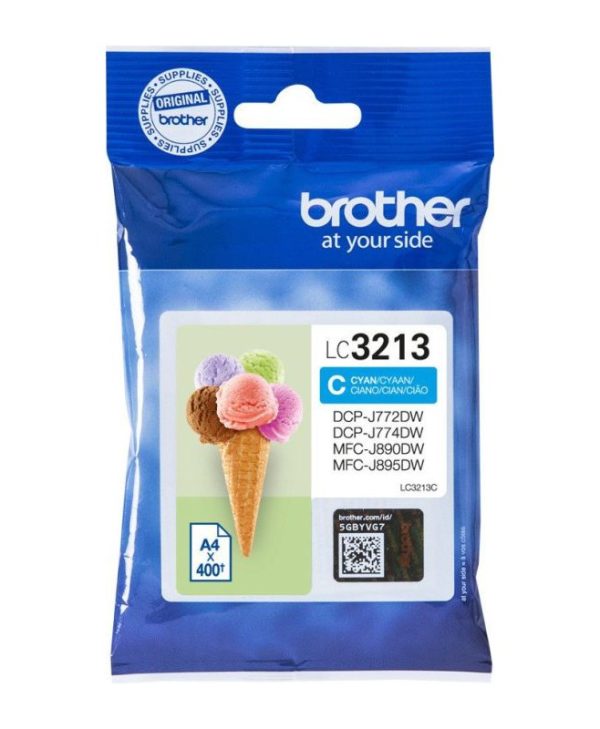 Brother Ink Cartridge Cyan 400 Pgs LC3213C