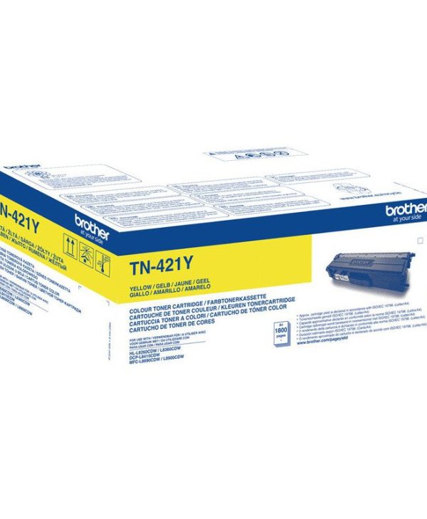 Brother Toner Cartridge Yellow 1.8K Pgs TN-421Y